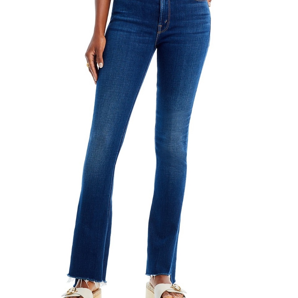 Mother jeans barely worn. The Runaway Step Fray in Groovy.